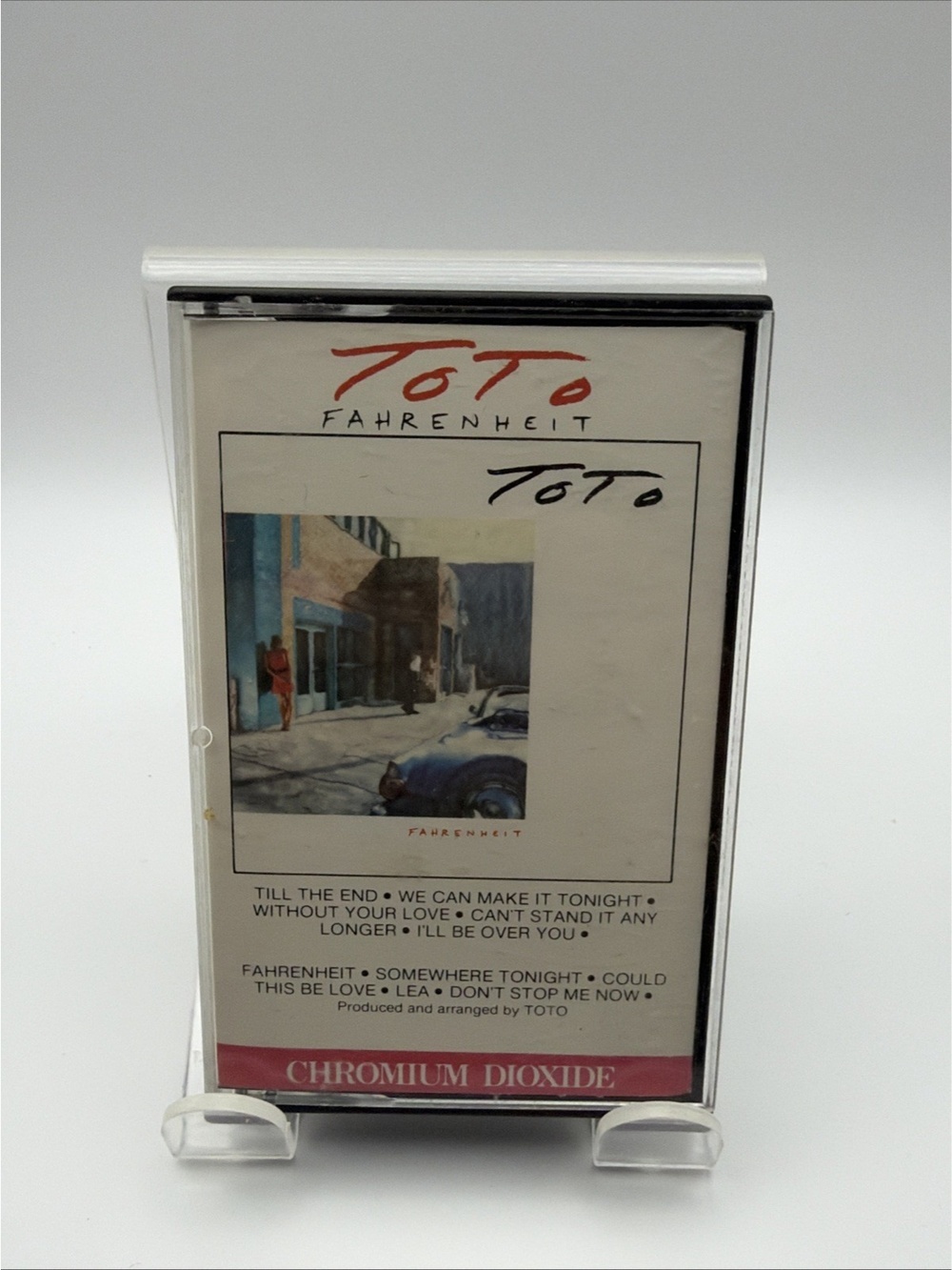 Fahrenheit by Toto 1986 Album Audio Cassette Tape 1986 CBS Records Canada